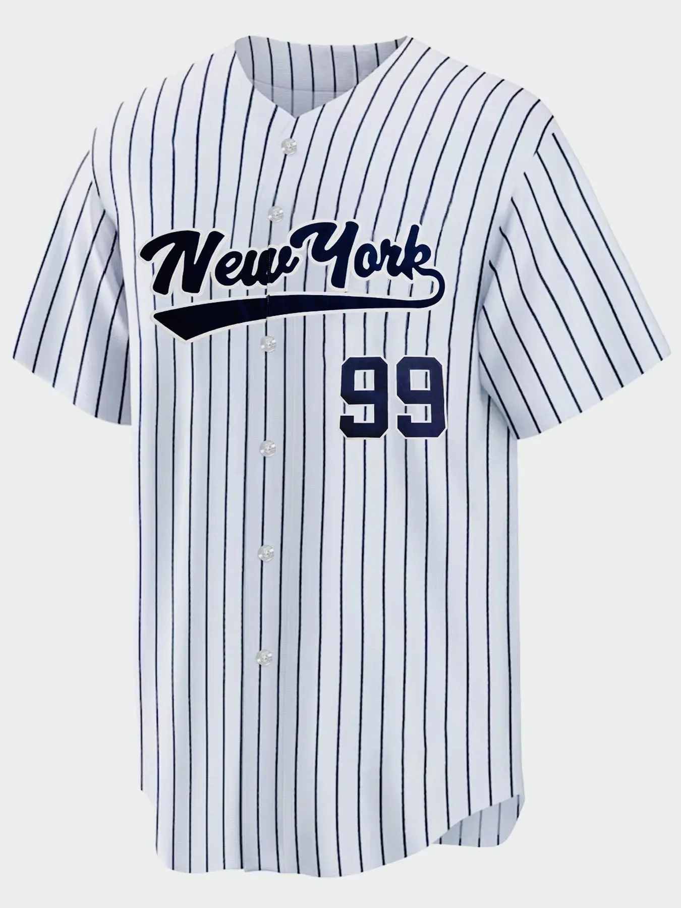 Men's Letter & Number Print Baseball Jersey, Casual Breathable V-neck Short Sleeve Pullover Uniform for Training & Competition, Embroidered Design Baseball Top, Jersey Shirts, Sports Style Jersey, Sports Top