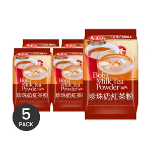 5Packs Boba Milk Tea Powder, 24.69oz/Pack