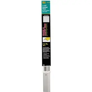 212 MAIN 1-0.38in x 72in Pewter Wide Fluted Carpet Trim 43856, Fluted Look, Sailing Water Sports Edge Protection Trim