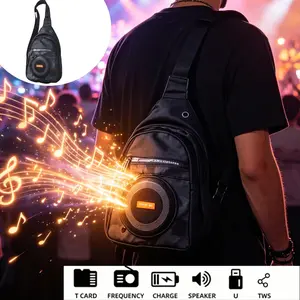 Portable Waterproof Bluetooth Bag, Outdoor Music Chest Backpack Bass Boost, Speaker for Hiking Beach Camping Party Father’s Day Present, party gifts