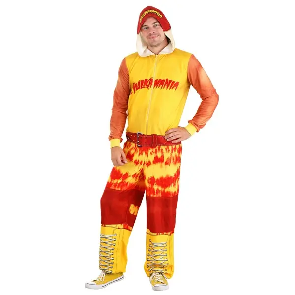 Adult Hulk Hogan Union Suit, Clothes, Pants