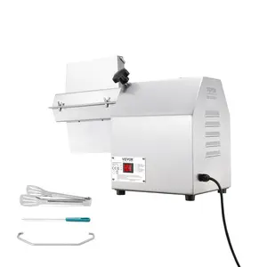 VEVOR Commercial Meat Tenderizer, TikTokShopBlackFriday, Heavy Duty 304 Stainless Steel Kitchen Tool with Meat Tong, Cleaning Brush, and Tray, 750W Electric Meat Tenderizer Machine for Beef, Turkey, Chicken, Pork