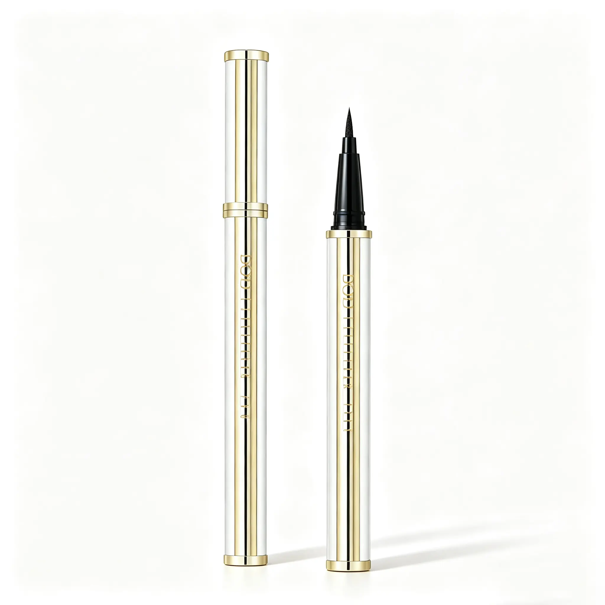 Lambskin Liquid Eyeliner Ultra Fine Sponge Tip Quick Dry Waterproof Sweatproof Smudge Resistant Built-in Stirring Ball Smooth Even Ink Flow Beginner Friendly