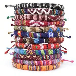 1/2/4pcs Handmade Bohemian Woven Bracelet Set Adjustable Rope Cord Braid for Men & Women Retro Ethnic Style Jewelry in Multiple Colors Reliable Slip-Knot Closure for Secure Fit Ideal for Festivals and Outdoor Adventures