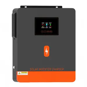 PowMr 3600W Solar Inverter, 24V DC to 110V AC, Pure Sine Wave Power Hybrid Inverter With 120A MPPT Controller And 80A AC Charger, Max.PV Input 4200W, 500VDC, Suitable For 24V Lead-Acid and Lithium Batteries