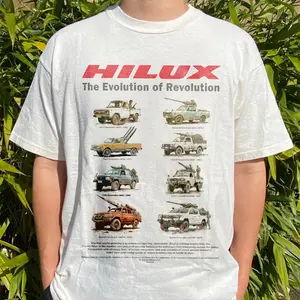 Hilux The Evolution Of Revolution Shirt, Toyota Hilux T-shirt, Unisex Cottton Tee, Sweatshirt And Hoodie, Hilux Technical Shirt