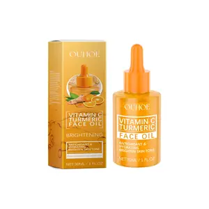 Vitamin C Turmeric Brightening Oil, Hydrating Face Oil for Moisture and Glow, Revitalize Dull Skin and Boost Radiance