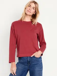 Old Navy Women's Vintage Long-Sleeve T-Shirt