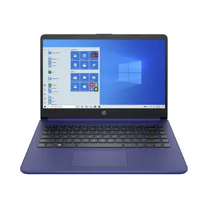 HP 14" Laptop, Intel Celeron N4120, 4GB RAM, 64GB eMMC, HD Display, SD Card Reader,  Windows 11 Home, Indigo Blue