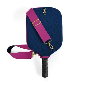 Posh Pickler Pickleball Paddle Cover with Storage & Strap