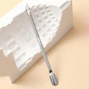 Nail & Cuticle Pusher Tool, 6 Counts Professional Nail Cleaning & Design Tool, DIY Nail Tools for Home & Nail Salons