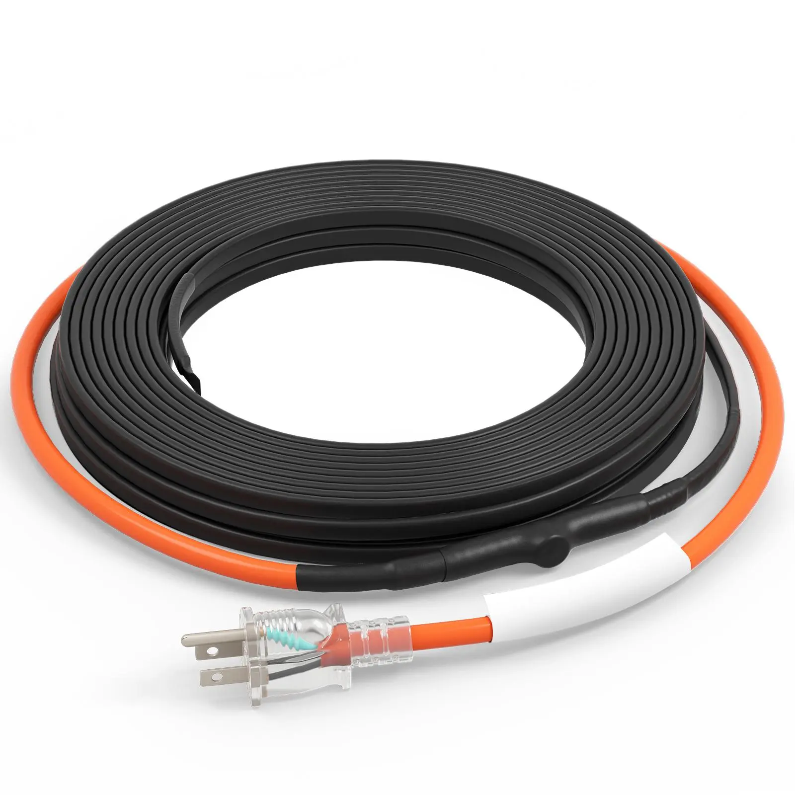 【summerfinds】VEVOR Self-Regulating Pipe Heating Cable, 40FT 5W/FT Heat Tape for Pipes Freeze Protection, Water Pipe Heat Cable with Built-in Thermostat Protects PVC Hose, Metal and Plastic Pipe from Freezing,DEALS FOR YOU