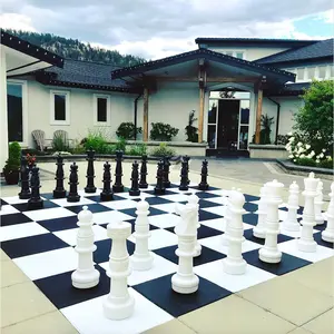 Giant Chess Set 37 Inch Plastic Outdoor Commercial Grade — MegaChess