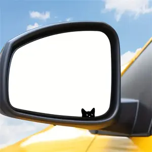 Peeking Cat Mini Decal, Cat Peeking Decal for Rearview Mirror, Mini Decal, Easter Egg, Indoor/Outdoor car mirror sticker, Universal Car Sticker, Decal for Cars, Sticker Decals
