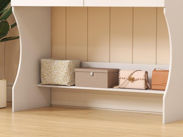 Lifewit Vanity with Mirror Adjustable Lighting, 2 Power Outlets/USB Ports, Makeup Desk with Storage Stool, 8 Open Shelves, 2 Drawers, Lipstick Holders Lifewit Vanity with Mirror Adjustable Lighting, 2 Power Outlets/USB Ports, Makeup Desk with Storage Stool, 8 Open Shelves, 2 Drawers, Lipstick Holders