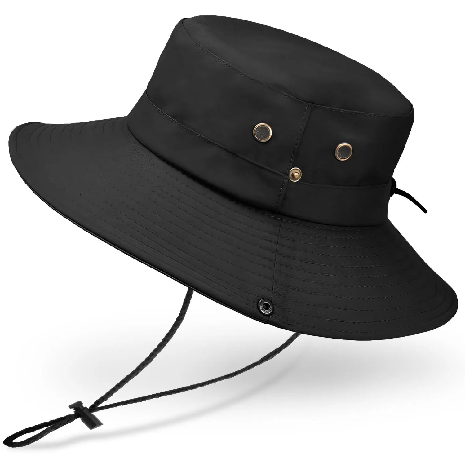 Wide Brim Sun Hat UV Protection Bucket Cap For Hiking Camping Fishing Safari Men Women