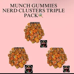 Munch Gummies ~ Nerd Clust Triple Pack