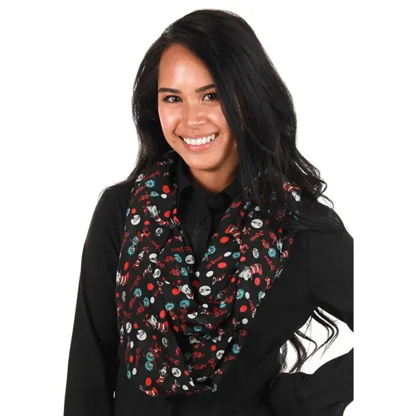 Women's The Cat in The Hat Lightweight Infinity Scarf
