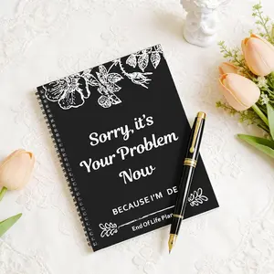 End Of Life Planner Organizer Notebook, Guided Final Arrangements When I'M Gone Workbook, for Possessions, Business Affairs, and Final Wishes