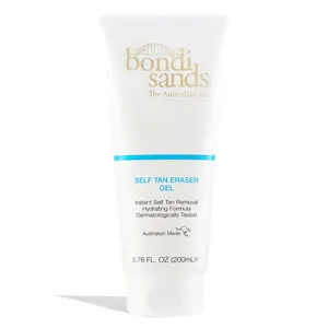 Bondi Sands Self Tan Eraser Gel 200 mL | Moisturizing & Cleansing Formula | Gentle Removal of Self Tan | Hydrating & Soothing | 6.76 oz | Facial Use 6.76oz