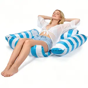 Inflatable Pool Floats Adult,  Water Hammock Float, Portable Swimming Pool Lounge Chair for Adult Heavy Duty, Beach Vacation Essentials, Pool Accessories for Party Summer Water Beach Lake Fun Father'S Day Gifts Tiktokshopsummerturnup