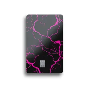 Black Lightning Card Skin (PINK)