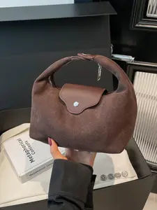 Women's PU Suede Crossbody Bag, Handbag Shoulder Bag, Pu Tote Satchel, Adjustable Strap, Magnetic Closure, Multiple Carrying Methods, Perfect for Office, Travel, Outdoor Activities