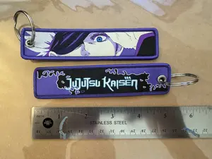Jujutsu Kaisen Jet Tag Keychain - 5" Gojo / Itadori / Megumi