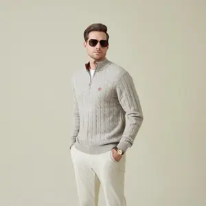 RAIDY BOER men's quarter zips vacation outfits pullover sweater tiktok shop deals