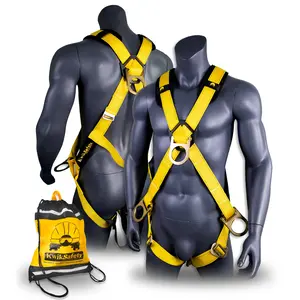 KwikSafety MONSOON Safety Harness ANSI OSHA Fall Protection 4 D Ring - Model No.: KS6611
