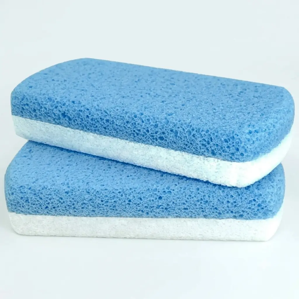 Glass Pumice Stone for Feet, Callus Remover and Foot Scrubber & Pedicure Exfoliator Tool