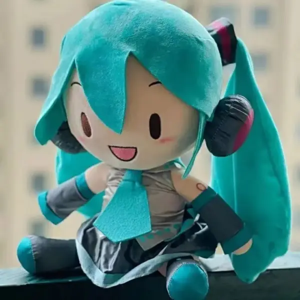 Japanese Anime Hatsune Miku Deep Sea Fufu Super Soft Fluffy Plush - Luckyscoop Restock Toy with Capybara Toothless Fantasy Theme, Cute Stuffed Animals, Stuffed Animal Gifts, Soft Cuddly Gift for Kids & Anime Fans, Cute Cartoon