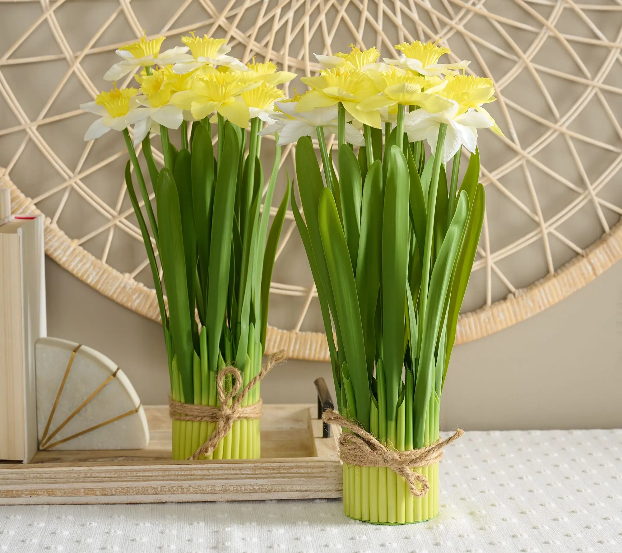 Set of 2 15" Daffodil Bundles by Valerie