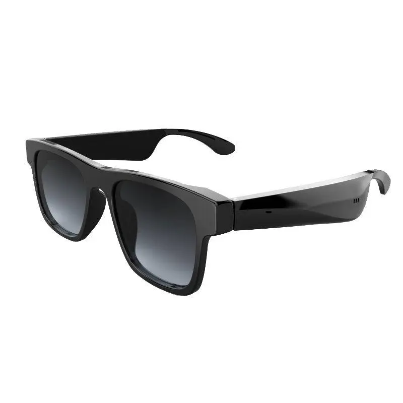 MyBat Pro Spex Multifunctional Audio Sunglasses, Sleek Squared Frame with Tinted Lenses, Open-Ear Bone Conduction & Wireless Touch Controls, Wearable Devices, Wireless Smartglasses Headphones, Smart Music Glasses, Touch Controls, Quick Tap, Walk, Workout,
