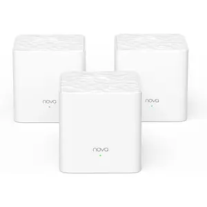 Nova Mesh WiFi System - Covers 3000 sq.ft - AC1200 Dual-Band Mesh Network for  Internet - Parental Control - 3-Pack