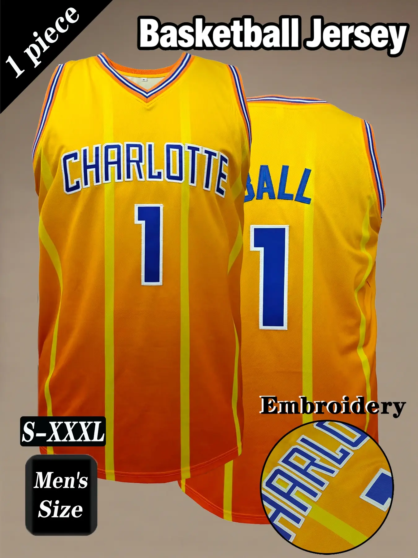 Men's #1 basketball jersey, Summer basketball wear, Athletic Active Tops, embroidered basketball jerseys, loose, breathable and comfortable sleeveless vest, suitable for daily outdoor activities, competitions, training