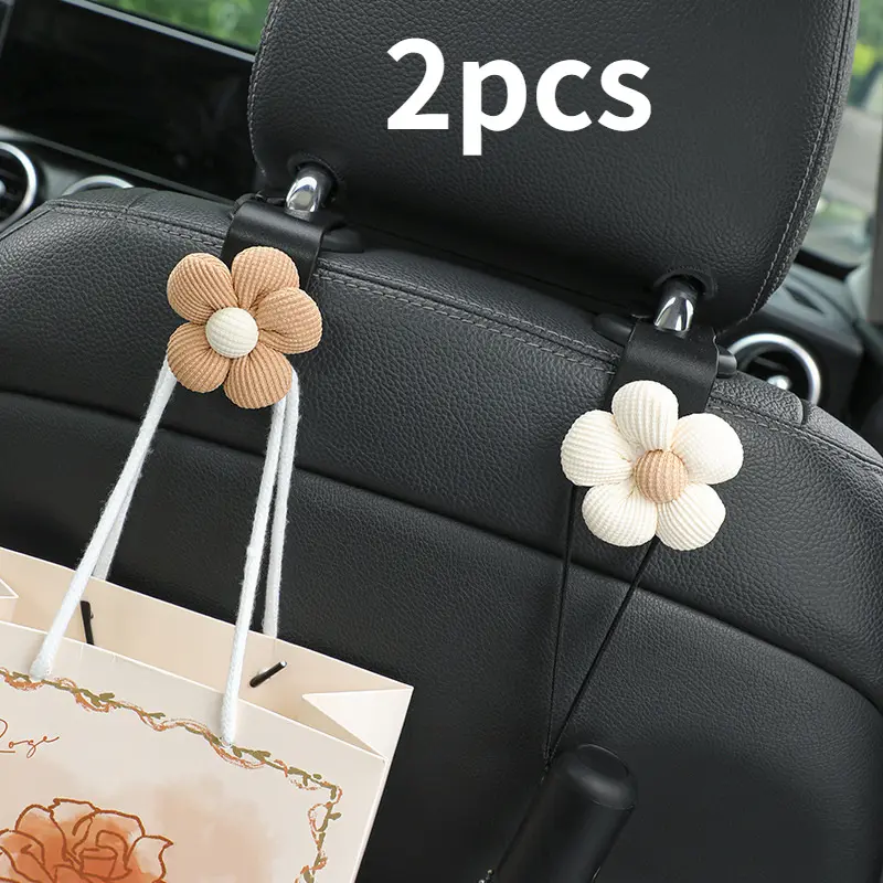 2pcs Car hook, backrest hook, rear seat women can hide the car hook, cute car hook, Car Seat Decorative, Car Organizer Back Seat, Car Storage, Car Interior Storage