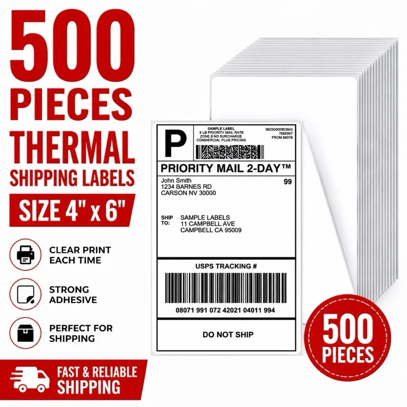 500 thermal shipping labels