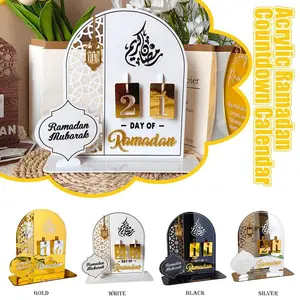 Ramadan Calendar 2026 Acrylic Countdown, Home Ramadan Decoration, Tabletop Ramadan Decor, Islamic Decor, Ramadan Gifts and Eid Mubarak Decor