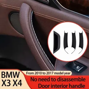 Clip On Interior Driver Door Pull Handle Armrest Panel Cover Storage Box Car Armrest Box Fit For BMW X3 X4 F25 F26 2010-2016