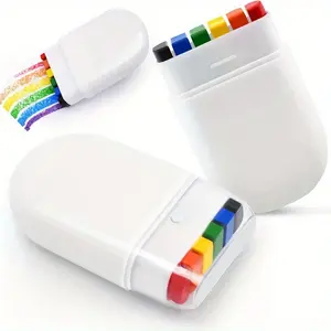 1pc Multipurpose DIY Colorful Rainbow Crayon Painting Stick Festival Party Decoration Painting Stick Art Drawing Supplies