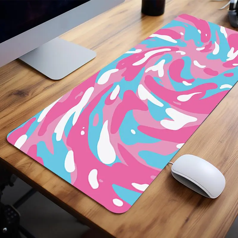 Swirl Pattern Mouse Pad, 1 Count Abstract Art Gaming Mat, Non-slip Rubber Laptop Desk Pad for Office and Home, Desktop Accessory, Desk Accessories