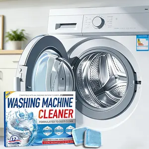 Washing Machine Cleaner Descaler, Deep Cleaning Tablets For HE Front Loader Top Load Washer, Septic Safe Eco-Friendly Deodorizer, Clean Inside Drum And Laundry Tub Seal, Cleaning Products