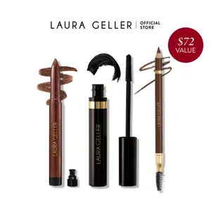 Laura’s 3 E’s: Eyeliner, Eyelash, & Eyebrows Kit (3PC)