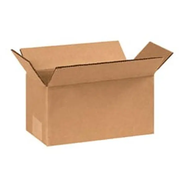 Box Partners 1184R Standard Strength Industrial Corrugated Cardboard Boxes, 11 in. x 8 in. x 4 in. Kraft Paper Storage Flat Pack Bundle Sale for Office Postal Supplies, Quality Standard Strength