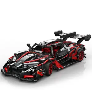  HEGOAI 1391 Pieces Adults Challenging Racing Car Building Blocks Kit, 1:14  Car Model Building Set DIY Toys