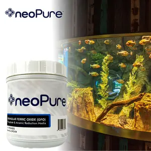 NeoPure GFO Granular Ferric Oxide Phosphate Removal Media for Saltwater & Freshwater Aquariums Reduces Phosphates Improves Water Quality