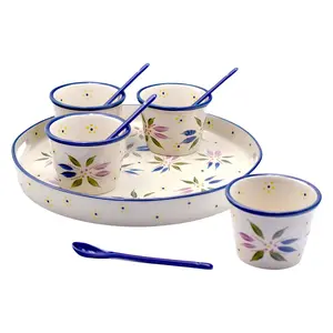 Temp-tations Old World Round Stoneware Serving Set