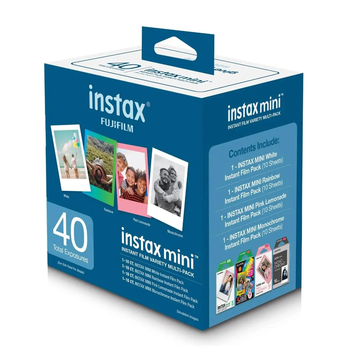 Fujifilm Instax Mini Instant Film Variety Value Pack, 40 Exposures