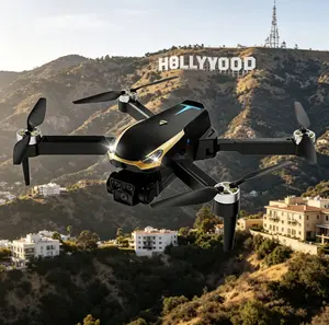 M8 Pro 2026 Foldable Aerial Drone with 4K UHD EIS Anti-Shake Camera, GPS Precise Positioning System,   Optical Flow Stable Hover, Intelligent Obstacle Avoidance, Auto Return, 360° Stunt Roll, 2 Batteries for Adults Beginners Aerial Photography